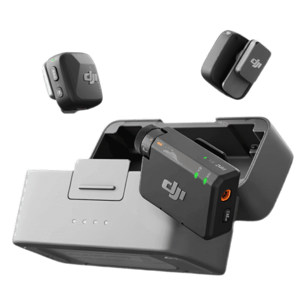 DJI Mic Mini – Microfone Sem Fio Profissional | Áudio Limpo para Vídeos, Entrevistas e Conteúdo Digital