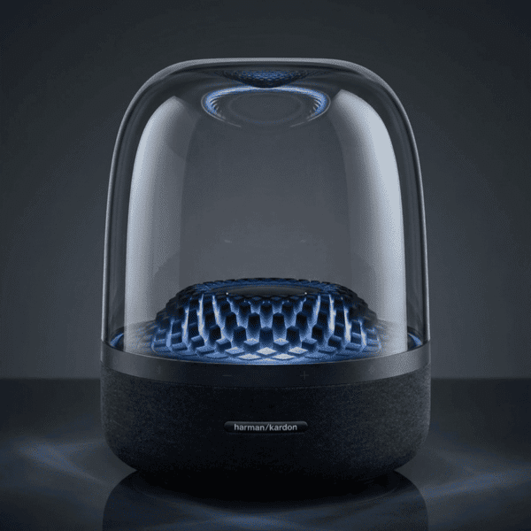 Caixa de Som Bluetooth Harman Kardon Aura Studio 4 – Experiência Audiovisual Imersiva e Design Premium