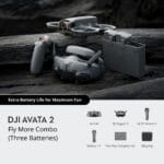 DJI Avata 2 Fly More Combo (Três Baterias) Melhor Drone FPV para Iniciantes com Câmera 4K e Manobras Fáceis com Um Toque, 23 Minutos de Voo até 10KM - Image 2